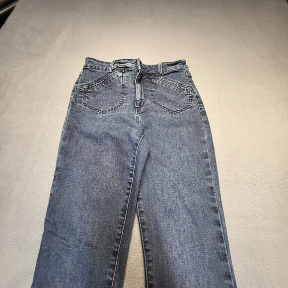 Gap Jeans Womens 6 Blue Universal Jegging Distressed Stretch Denim - Picture 2 of 10